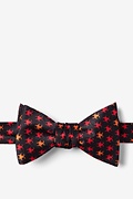 Biohazard Black Self-Tie Bow Tie Photo (0)