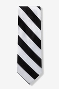 Black and Silver Stripe Tie Photo (0)