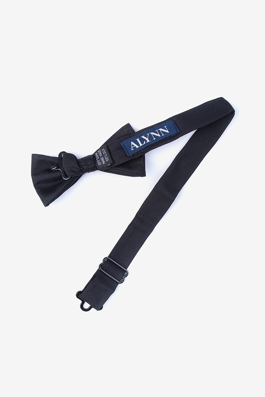 Black Silk Black Bow Tie For Boys | Alynn | Ties.com