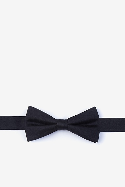 Black Silk Black Bow Tie For Boys | Alynn | Ties.com