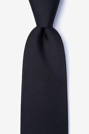 _Black Extra Long Tie_