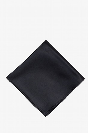 _Black Pocket Square_