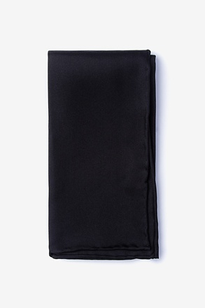 Black Pocket Square