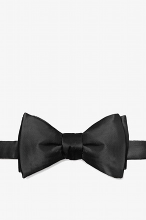 _Black Self-Tie Bow Tie_