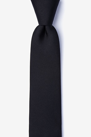 Black Skinny Tie