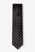 Black with White Dots Tie For Boys Photo (1)