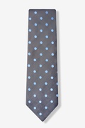 Blue Polka Dot Black Tie Photo (0)