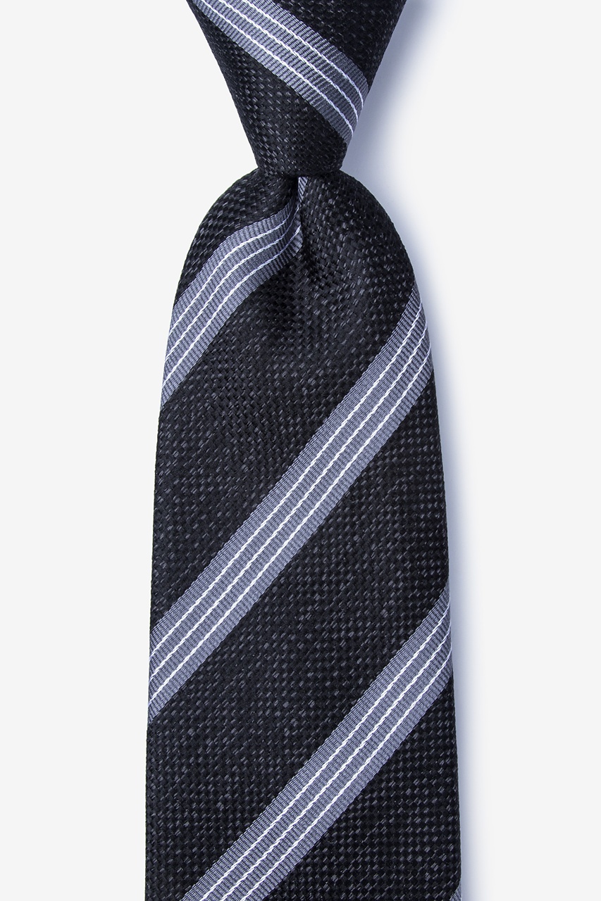 Grey Newton Stripe Necktie Grey Newton Stripe Necktie