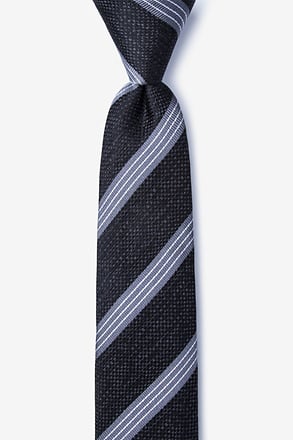 Bronsa Black Skinny Tie