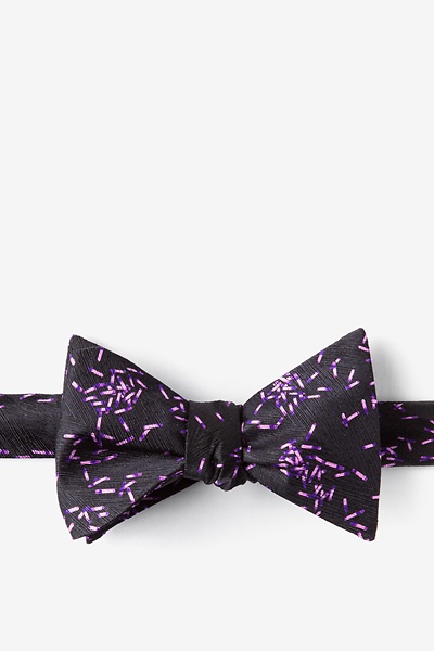 Black Silk C.Difficile Self-Tie Bow Tie