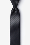Clavering Black Skinny Tie Photo (0)