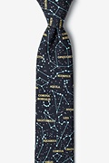 Connect the Dots Black Skinny Tie Photo (0)
