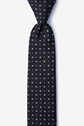 Eagle Black Skinny Tie Photo (0)