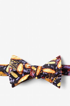 _Foodborne Six Black Self-Tie Bow Tie_