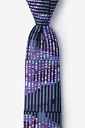 Human Genome Black Extra Long Tie Photo (0)