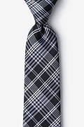 Leyte Black Extra Long Tie Photo (0)