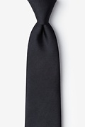 Lombok Black Extra Long Tie Photo (0)