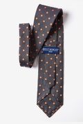 Orange Polka Dot Black Tie Photo (1)