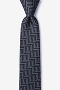 Pearch Black Skinny Tie Photo (0)