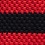 Black Silk Rugby Stripe Knit Skinny Tie
