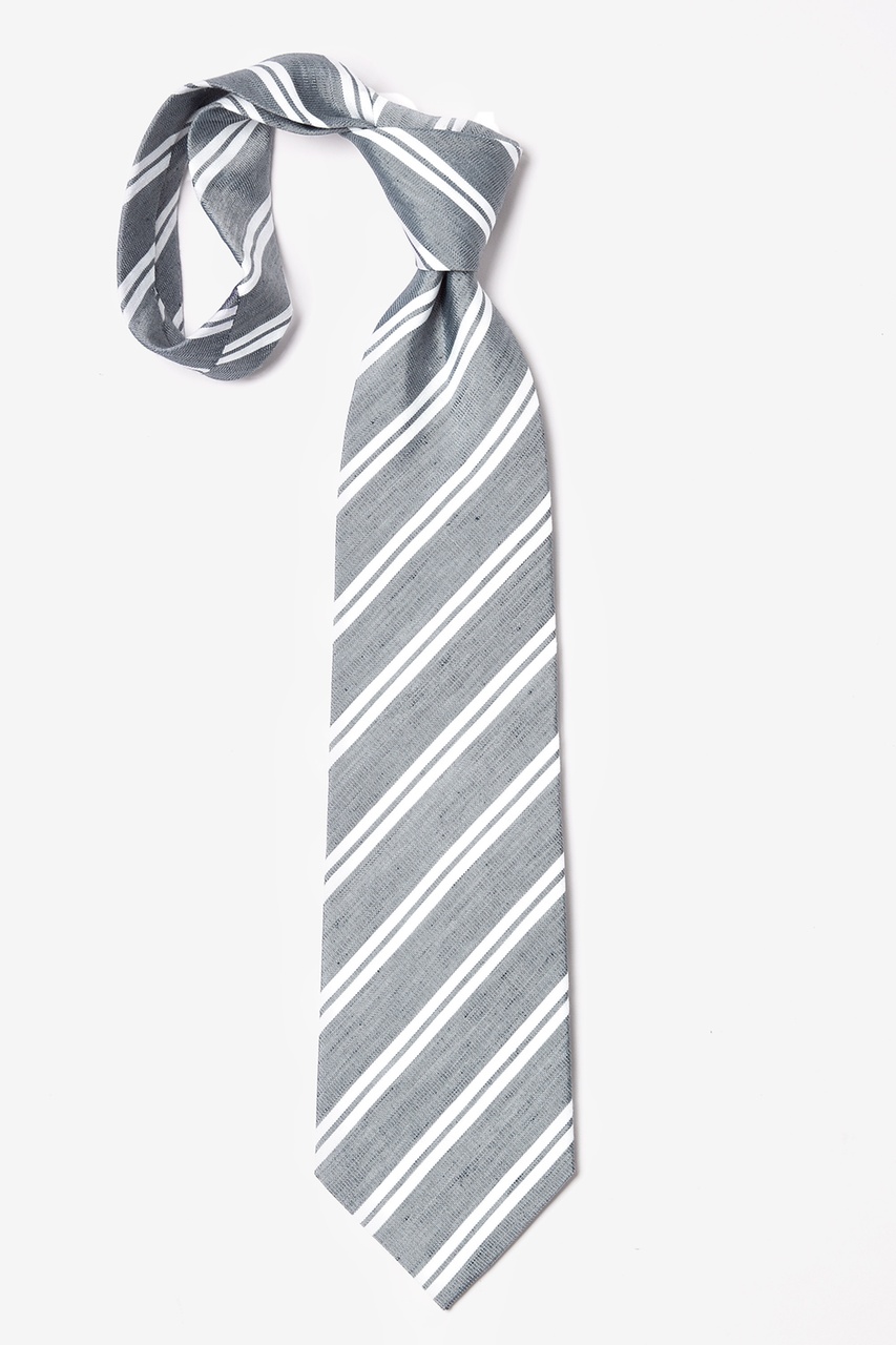 Black Silk Stanford Tie