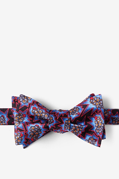 Black Silk Testosterone Self-Tie Bow Tie