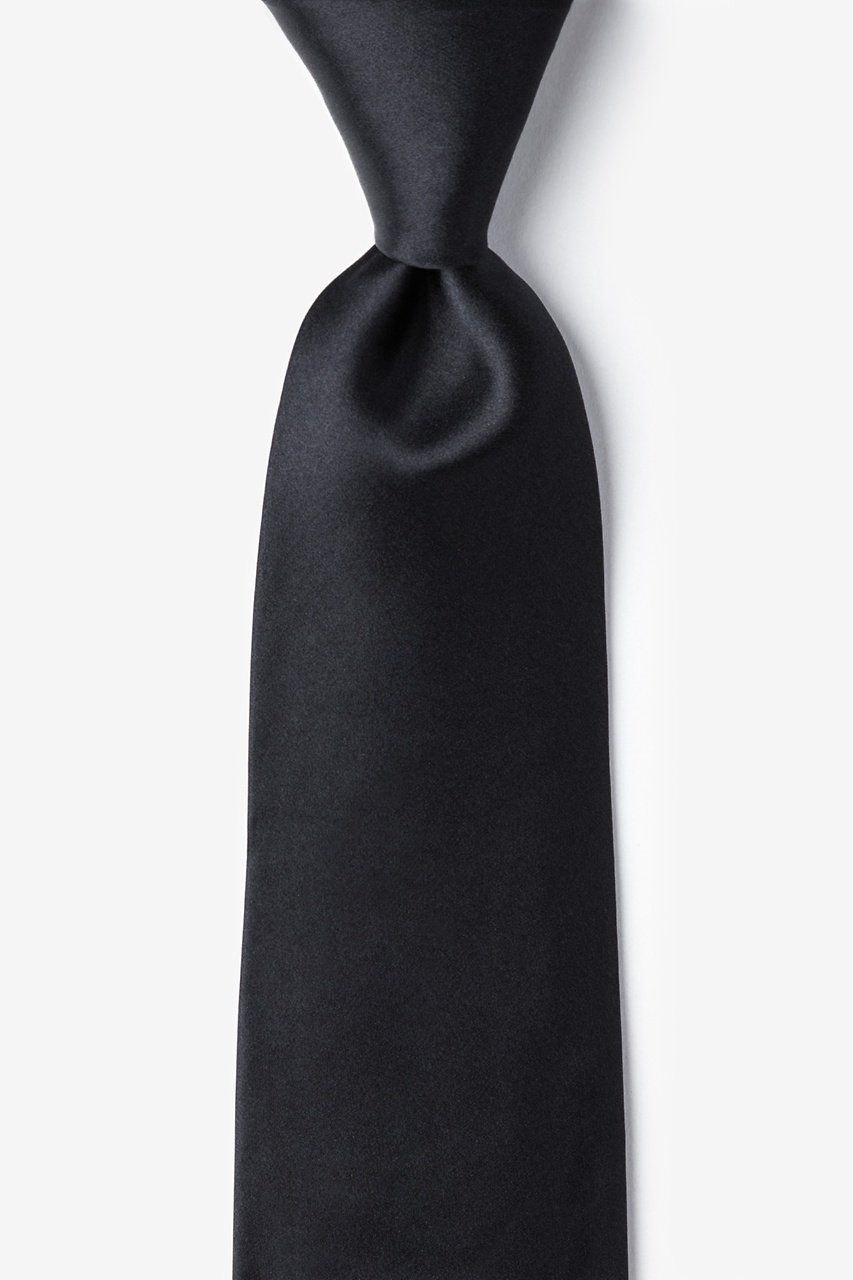 The Essential Black 3" Extra Long Tie Photo (0)