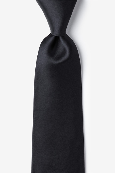 black tie and white satin