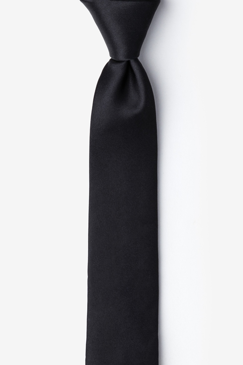 Black Skinny Tie