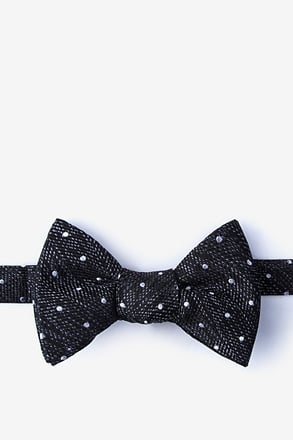 Tully Black Self-Tie Bow Tie