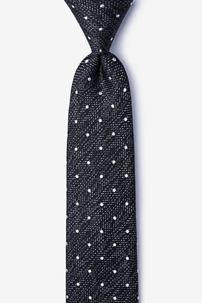 Tully Black Skinny Tie