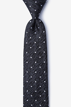 _Tully Black Skinny Tie_