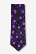 Vaccine Black Extra Long Tie Photo (1)