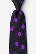 Vaccine Black Extra Long Tie Photo (0)