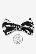 Zebra Print Black Bow Tie For Infants Photo (1)