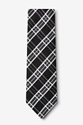 Black Vienna Plaid Tie Photo (1)