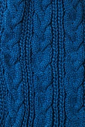 Blue Geneva Cable Knit Infinity Scarf Photo (1)