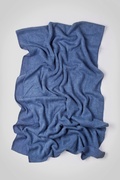 Mens Heathered Solid Blue Knit Scarf Photo (5)