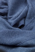 Mens Heathered Solid Blue Knit Scarf Photo (2)