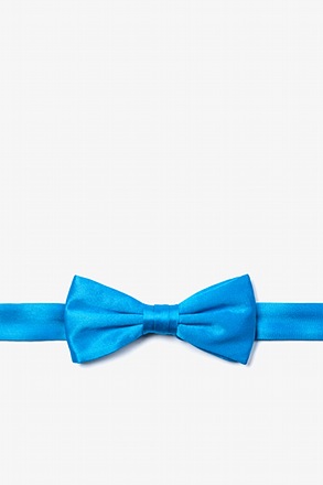 Blue Aster Bow Tie For Boys