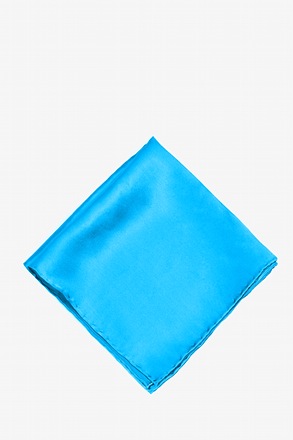 _Blue Aster Pocket Square_