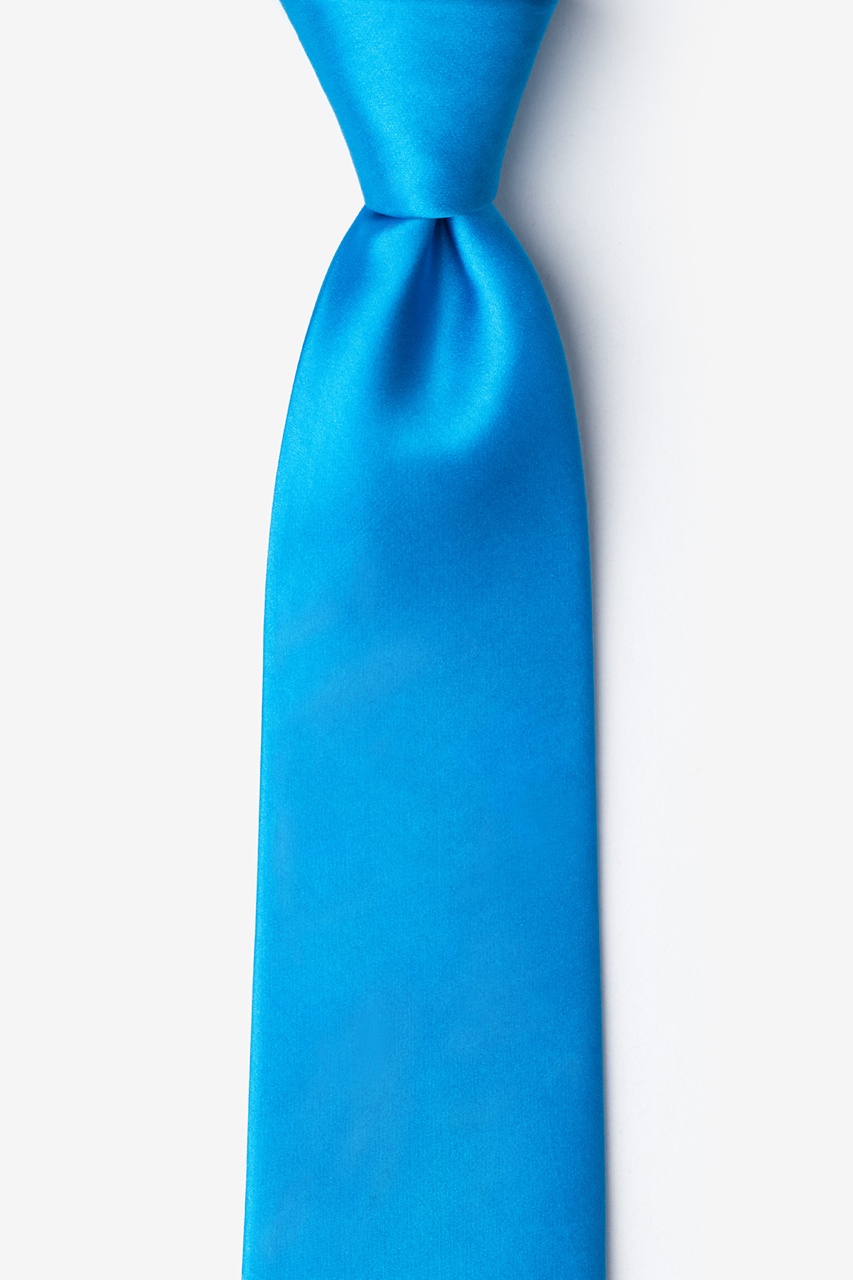Blue Aster Tie For Boys Photo (0)
