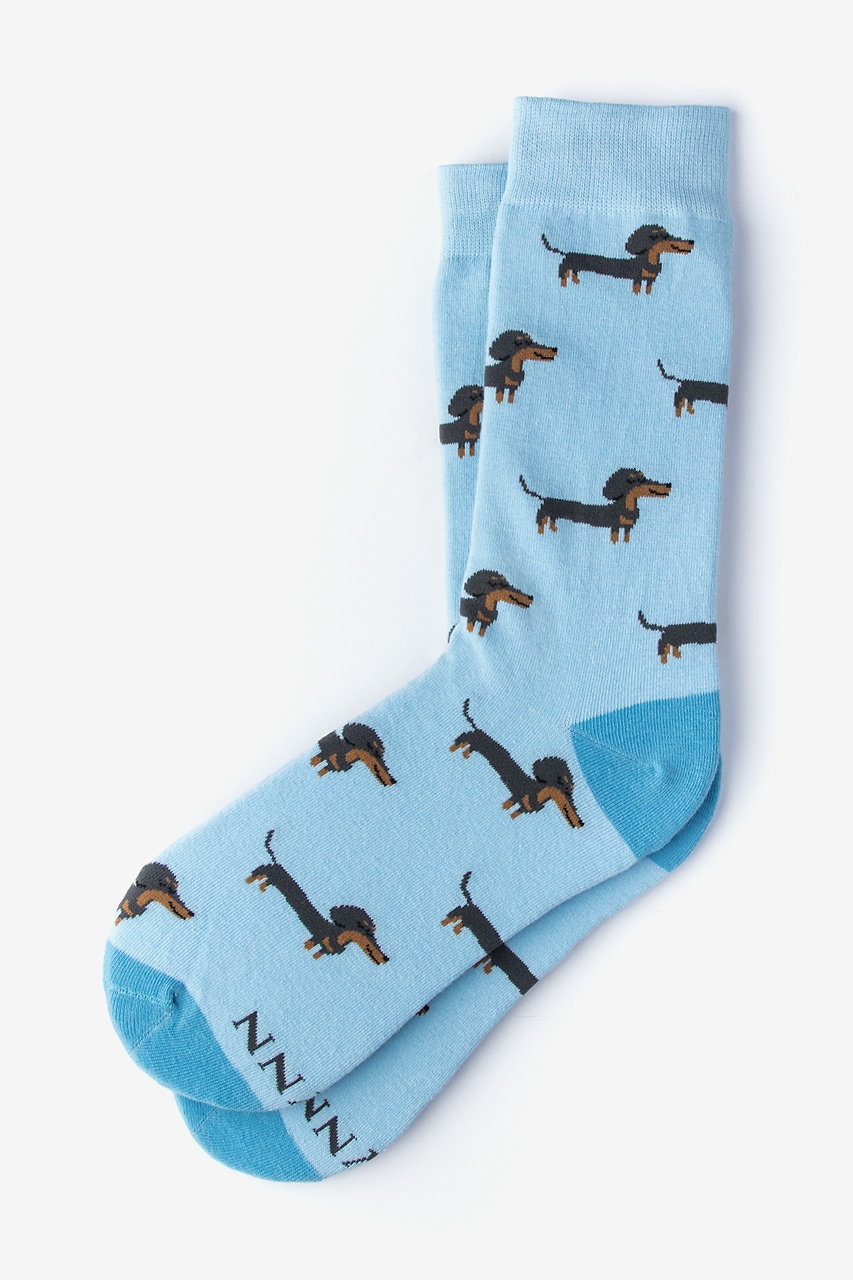Dachshund | Weiner Dog Blue Women's Sock Photo (0)