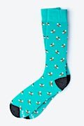 Bee Blue His & Hers Socks Photo (1)