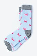 Crab Blue Sock Photo (2)