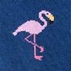 Blue Carded Cotton Flocking Fabulous Medium-Large Sock