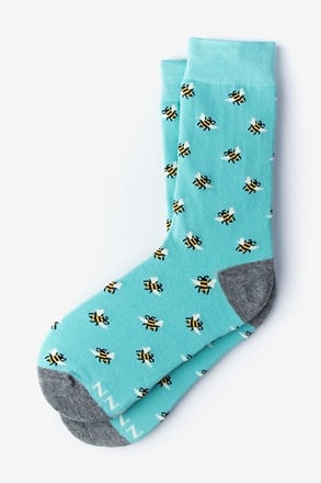 Bee Blue Women's Sock