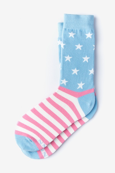 Blue All-American Sock | American Flag Sock | Ties.com