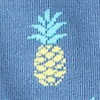 Blue Carded Cotton Pine & Dandy Medium-Large Sock