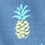 Blue Carded Cotton Pine & Dandy Medium-Large Sock
